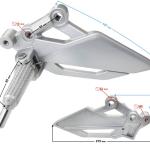 Bal első lábtartó Barton Blade R - Moretti