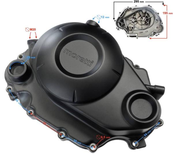 Kuplung oldali dekni Barton Blade 125 - Moretti