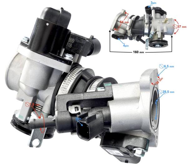 Fojtószelep komplett Barton Blade R - Moretti