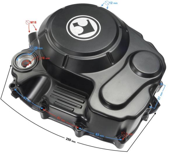 Kuplung oldali dekni Barton Hyper 125 - Moretti