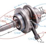 Főtengely Barton Hyper 125 - Moretti