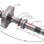 Kiegyensúlyozó tengely Barton Blade 125 - Moretti