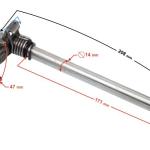Váltótengely Barton Blade 125 - Moretti