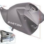 Benzintank Barton Hyper 125 (E5) - Moretti
