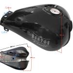 Benzintank Barton Classic 125 (E5) (fekete) - Moretti