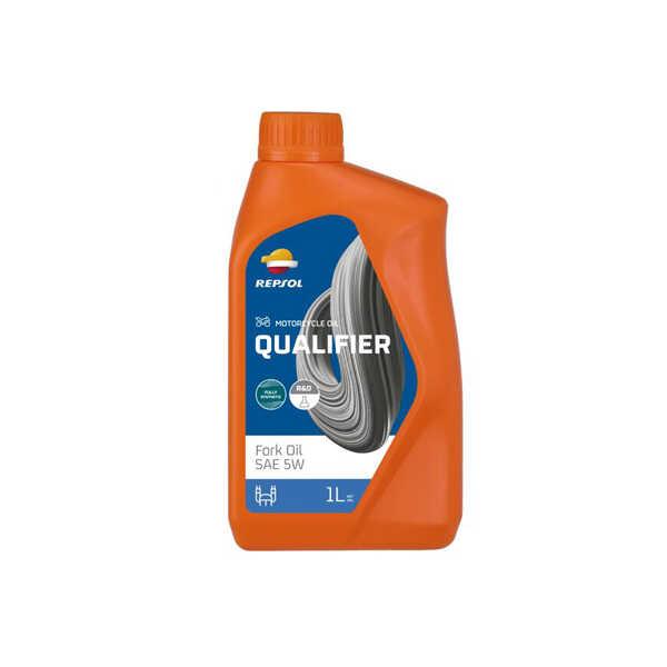 REPSOL QUALIFIER FORK OIL 5W 1L villaolaj