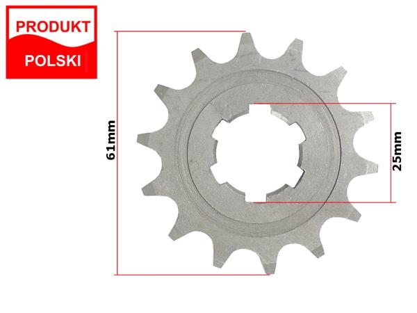 Lánckerék első 428, 14T Jawa - MR