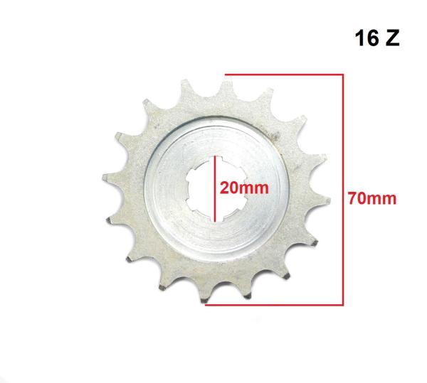 Lánckerék első 428, 16T MZ ETZ 150 - MR