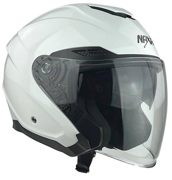 Naxa S30-C Nyitott Bukósisak Napszemüveggel (Fehér)