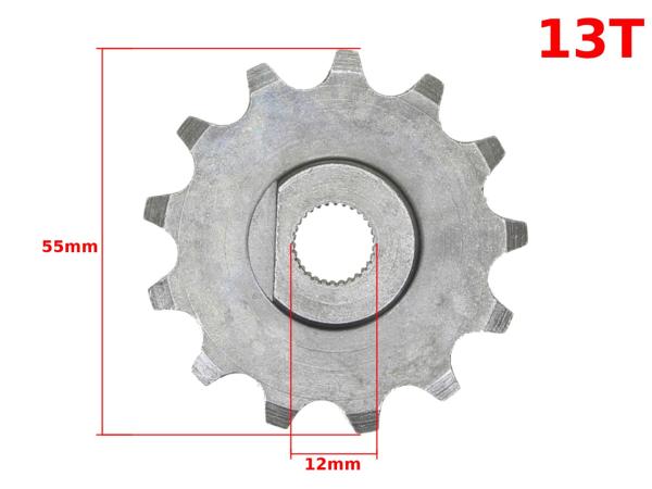 Első lánckerék Romet, 415, 13T - MR