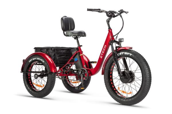 Z-TECH ZT-80A Mini Trailer Elektromos Tricikli (250W, 48V, 13Ah, Li-ion)
