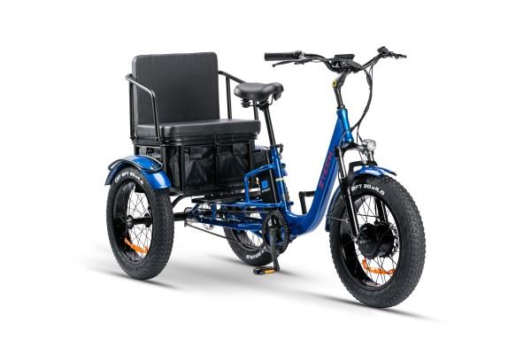 Z-TECH ZT-80C Mini Trailer Elektromos Tricikli (250W, 48V, 13Ah, Li-ion)