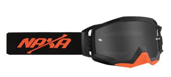 Naxa G4/ DX cross szemüveg sötétített plexivel (Fekete-narancs)