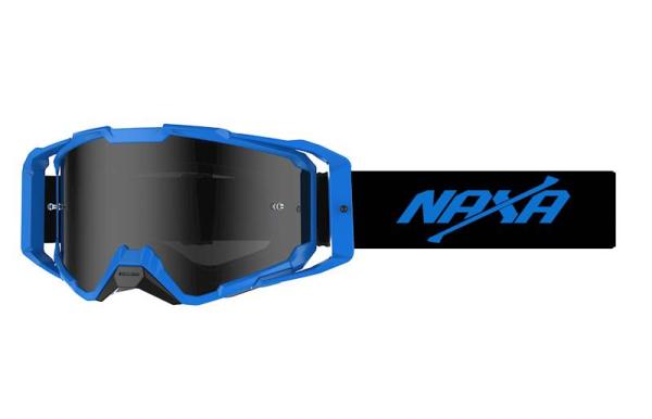 Naxa G5/ BX cross szemüveg sötétített plexivel (Kék-fekete)