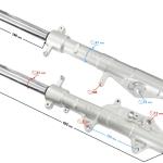 Első teleszkóp pár Barton X-Trail 125 525mm - Moretti