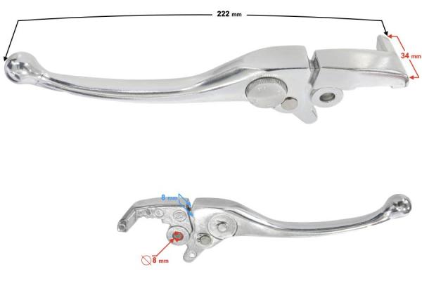 Fékkar bal Barton X-Trail 125 - Moretti