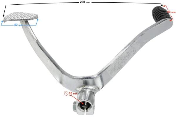 Váltókar Barton Thor/ Rocky 125 - Moretti