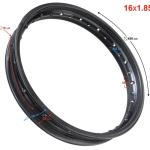 Hátsó felni 1.85-16" Barton NXT 150 - Moretti