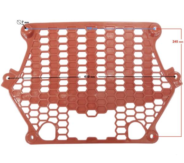 Hűtőrács Barton Braver 300 (Piros) - Moretti