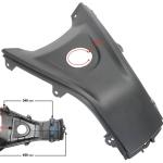 Benzintank burkolat Barton Braver 300 (Fekete) - Moretti