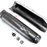 Hátsó teleszkóp burkolat Barton NXT 125/ 150 (Fekete) - Moretti