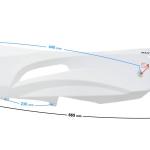 Küszöb burkolat bal Barton Falcon 50 (Fehér) - Moretti