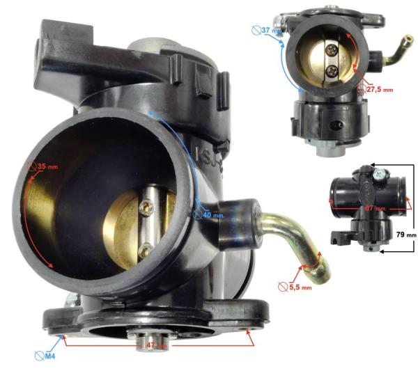 Fojtószelep Barton Flash 50 - Moretti