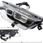Első lámpa bal ATV/ Quad Barton Raptor 125 - Moretti