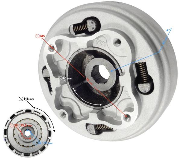 kuplung barton-nxt 125 moretti