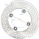 Féktárcsa hátsó Barton Stratos 125 (240mm) - Moretti