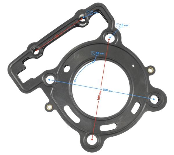 Hengerfej tömítés Barton GP1/ Blade-R/ Stratos 125 - Moretti