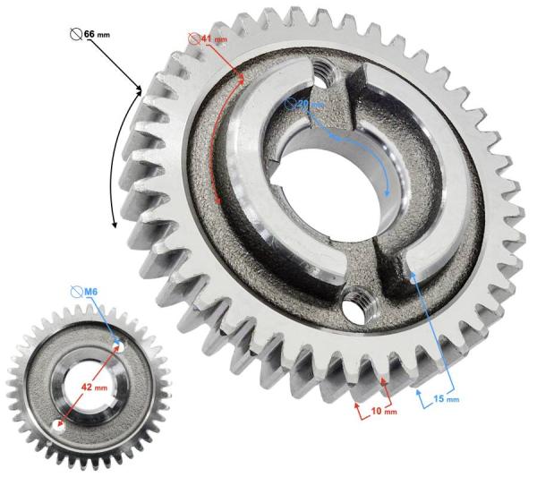 Balansztengely fogaskerék Barton Blade-R/ Stratos 125