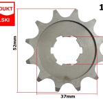 Lánckerék első WSK 125 (428 - 12 fogas) (Made in Poland)