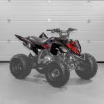 Komplett matrica szett ATV / Quad (Fekete-piros) - Highper (Draconis 125)