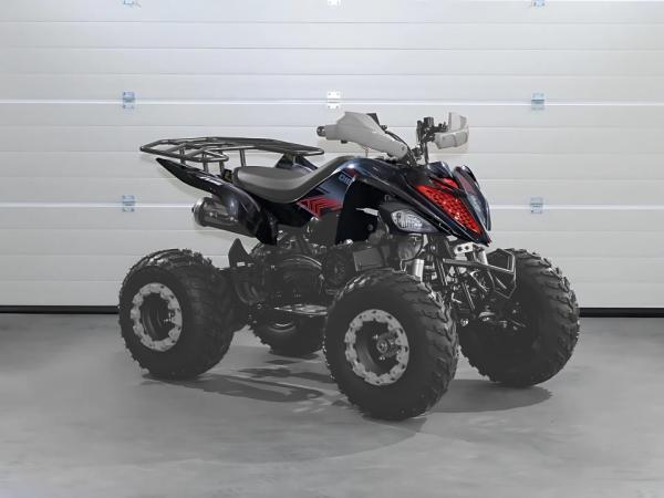 Komplett matrica szett ATV / Quad (Fekete-piros) - Highper (Draconis 200)