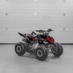 Komplett matrica szett ATV / Quad (Fekete-piros) - Highper (Draconis 110)