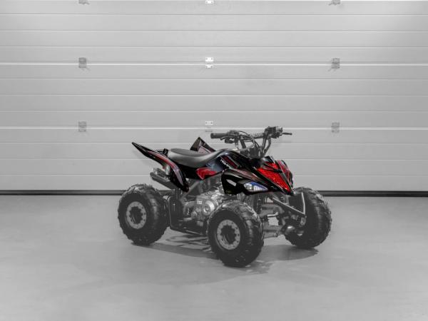 Komplett matrica szett ATV / Quad (Fekete-piros) - Highper (Draconis 110)