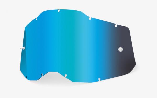 100% - Racecraft 2 / Accuri 2 / Strata 2 Kék króm plexi