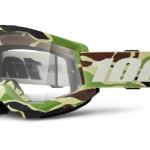 100% - Strata 2 USA Szemüveg - War Camo - Átlátszó plexivel