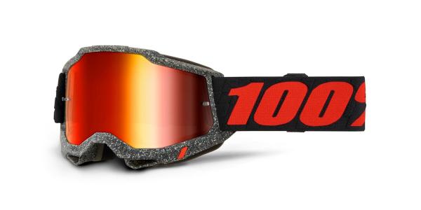 100% - Accuri 2 Junior USA Szemüveg - Huaraki - Piros tükrös plexivel
