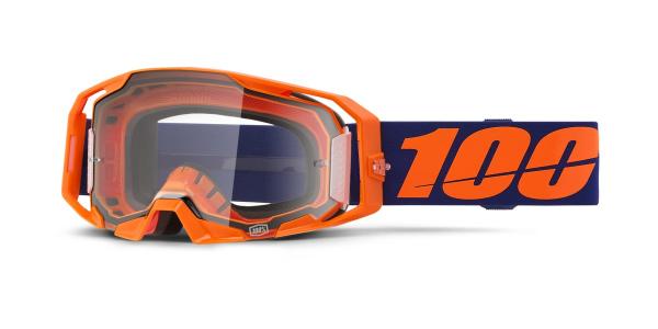 100% - Armatic Szemüveg - Neon Orange - Átlátszó plexivel