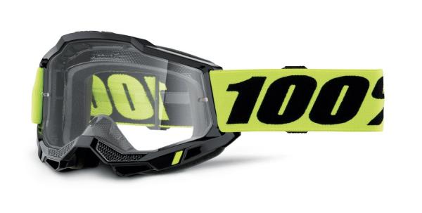 100% - Accuri 2 OTG Sárga Cross szemüveg - Átlátszó plexivel