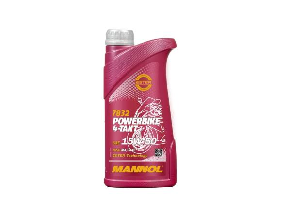 Mannol 4-Takt 15W50 4T motorkerékpár olaj (1L) - MR