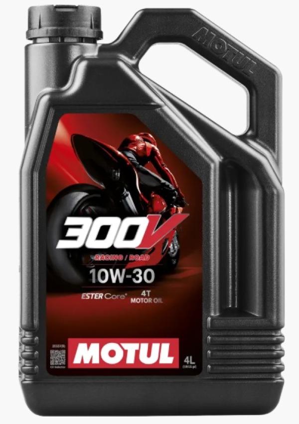 Motul 300V Factory Line Road Racing 10W30 4T motorkerékpár olaj (4L)