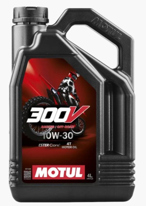 Motul 300V Off Road Racing 10W30 4T motorkerékpár olaj (4L)
