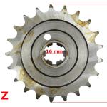 Első lánckerék 428 21T, 16mm-es tengelyre MZ ETZ 250 (TWN)