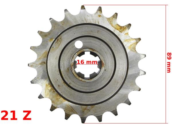 Első lánckerék 428 21T, 16mm-es tengelyre MZ ETZ 250 (TWN)