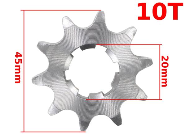 Első lánckerék 428 10T, 20mm-es tengelyre WSK 125 - MR
