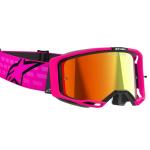Alpinestars Vision 8 Corp Cross szemüveg - Rózsaszín (Piros tükrös plexivel)