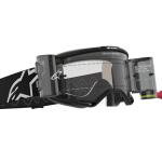 Alpinestars Vision 5 Corp Roll-Off Cross szemüveg - Fekete (Átlátszó plexivel)